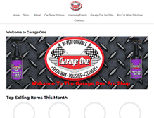 Tablet Screenshot of garageonepro.com